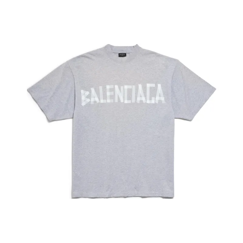 Balenciaga FW24 T Shirt Regular Fit Unisex Mixed Gray-0