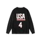 USA-Size 4 Long-Sleeved-Black