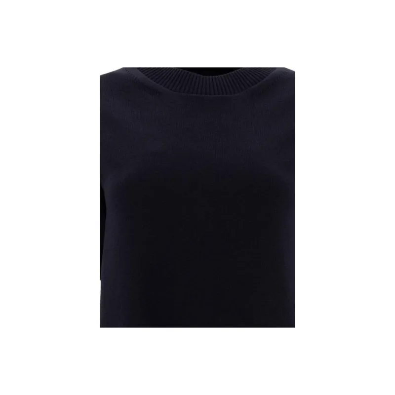 Sacai Striped panel Midi Dress-2