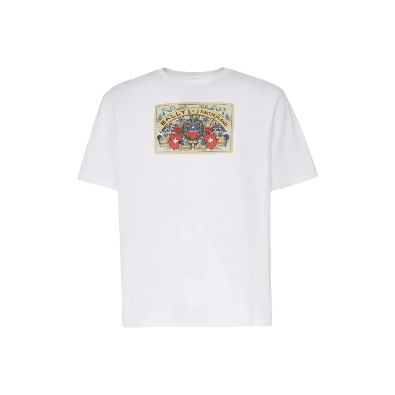 BALLY Logo Printed Crewneck T Shirt-0