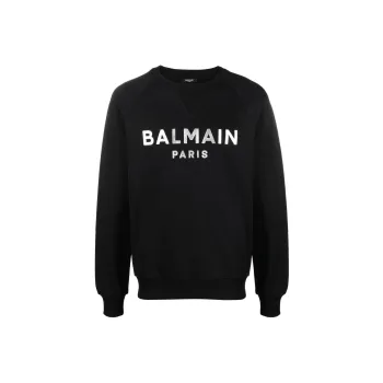 BALMAIN FW22 Sweatshirt Men's Black Silver