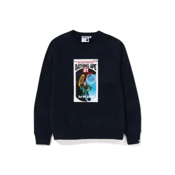 A BATHING APE Bathing Ape Relaxed Fit 21st Century Crewneck