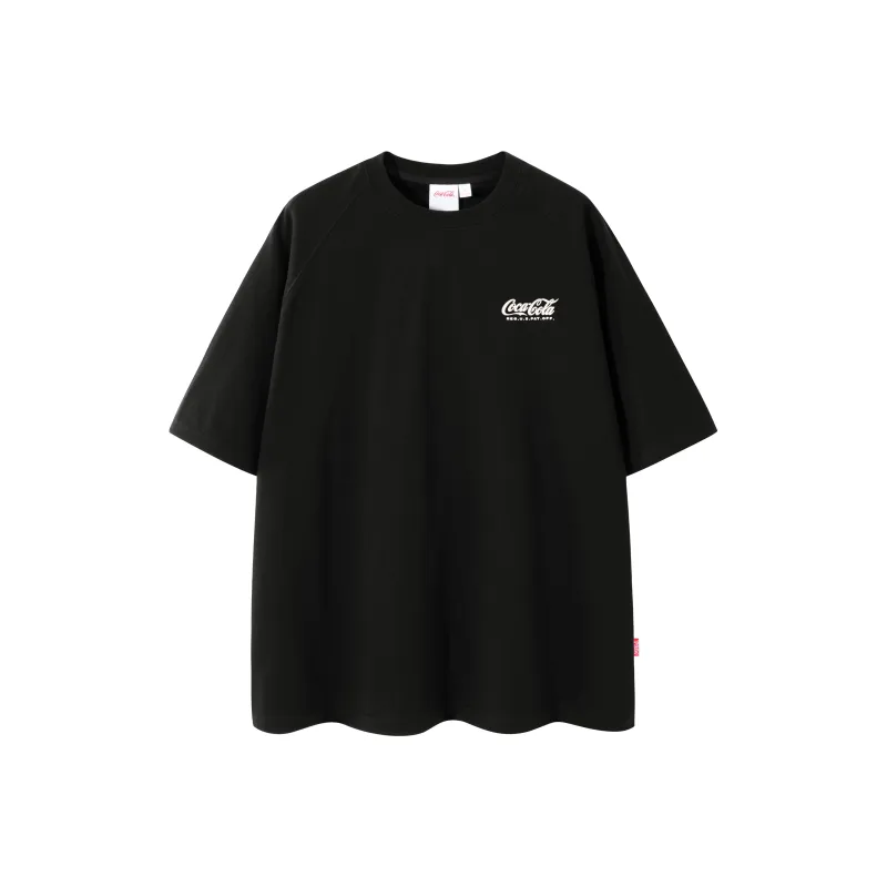 Coca Cola Raglan Sleeve T Shirt Unisex-1