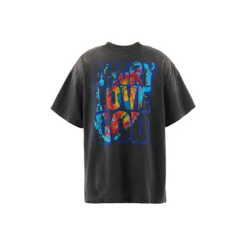 SAINT Mxxxxxx X Cactus Plant Flea Market Abstract print T shirt