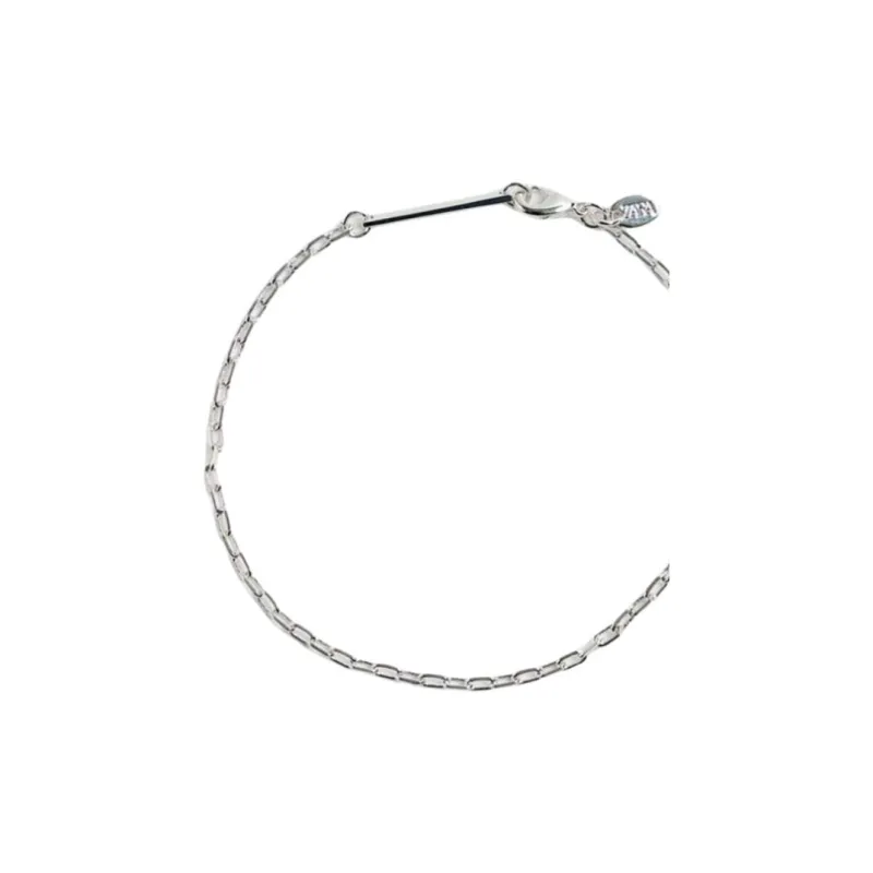 ZARA Brass Zinc Iron Silver Metal 925 Silver Plated Bracelets Men's Silver-1