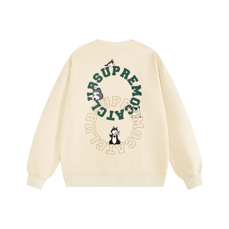Supremo Cat Sweatshirts Unisex-10