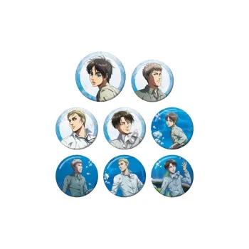 Animate Attack On Titan Aquarium Collection Badge Blind Box Badges