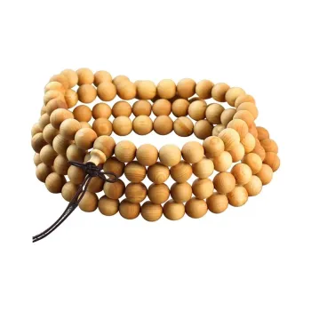 JIUHUASHAN Thuja Bead Chain Unisex