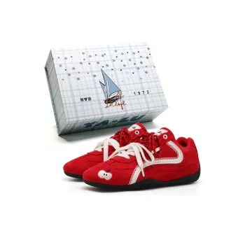 Yalu Low Top Casual Shoes Unisex Red Apple