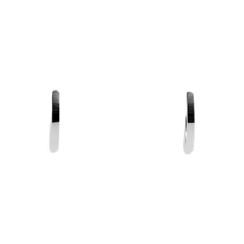 ZARA Metal Earrings Men's Silver