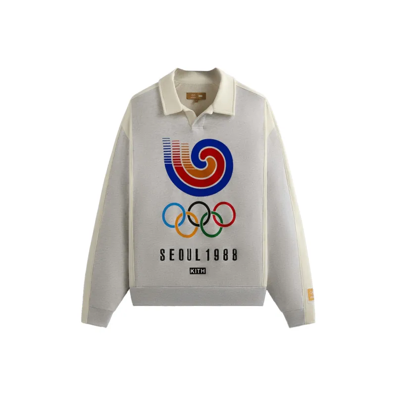 KITH For Olympics Heritage Nelson Collared Pullover-0