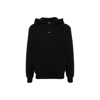 A.P.C Micro Logo Boxy Hoodie