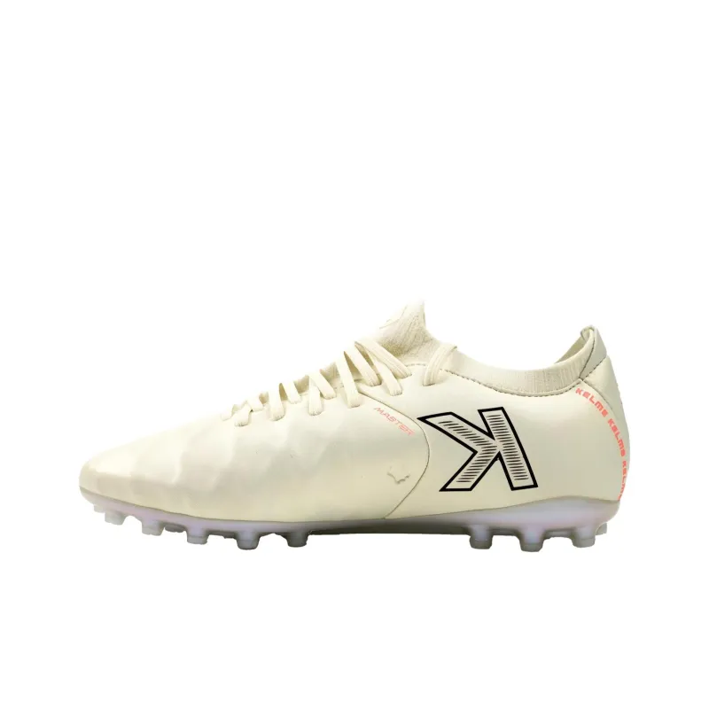 KELME MG Rubber Short Studs Slip Resistant, Abrasion Resistant, Breathable Soccer Shoes Men's White-0