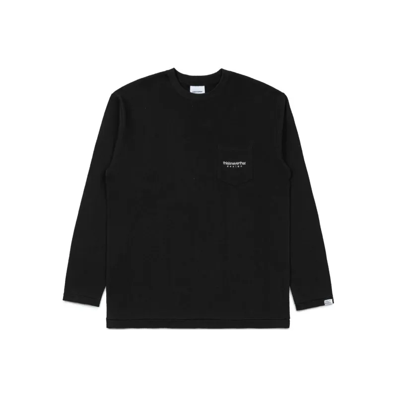 Thisisneverthat L Logo Pocket Long Sleeve Tee-0