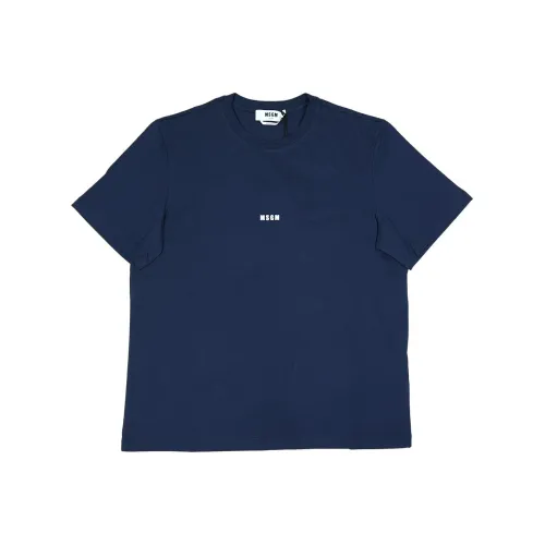 MSGM Logo print Cotton T shirt