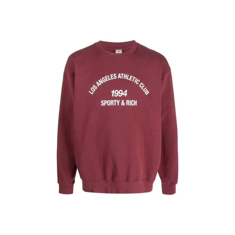 SPORTY & RICH Sweatshirts Unisex Red-0