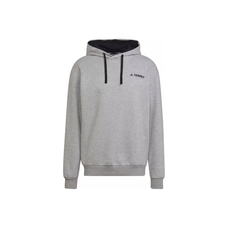 Adidas TX LOGO HOODY Sweatshirt Men's Gray-0