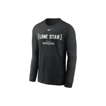 Nike Texas Rangers Fashion Men's Nike Mlb Long-Sleeve T-Shirt