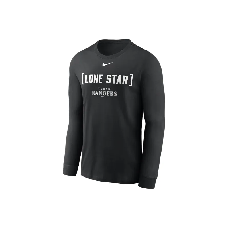 Nike Texas Rangers Fashion Men's Nike Mlb Long-Sleeve T-Shirt-0