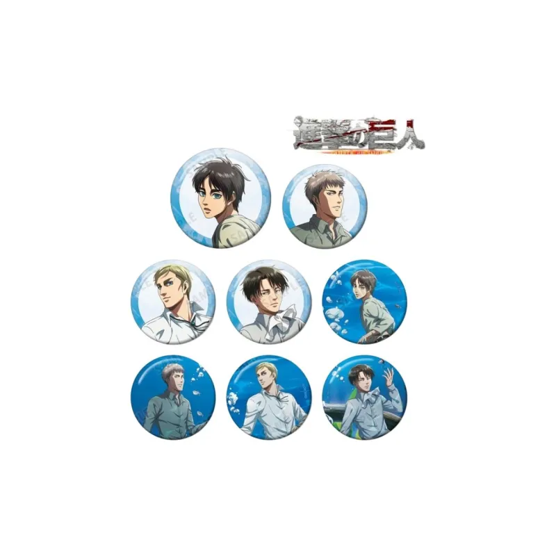 Animate Attack On Titan Aquarium Collection Badge Blind Box Badges-1