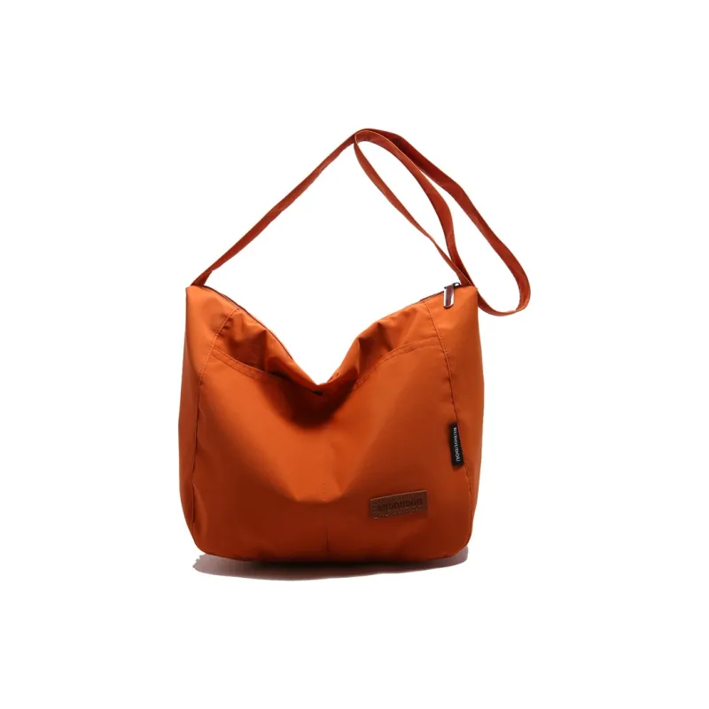 GOBLIN SHARKS 1759 Composite Cloth Crossbody Bag Medium Size Unisex White/Black/Orange/Green-14