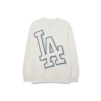 MLB Los Angeles Dodgers Sweatshirts Unisex Ivory White