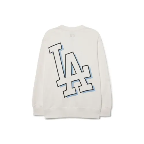 MLB Los Angeles Dodgers Sweatshirts Unisex Ivory White