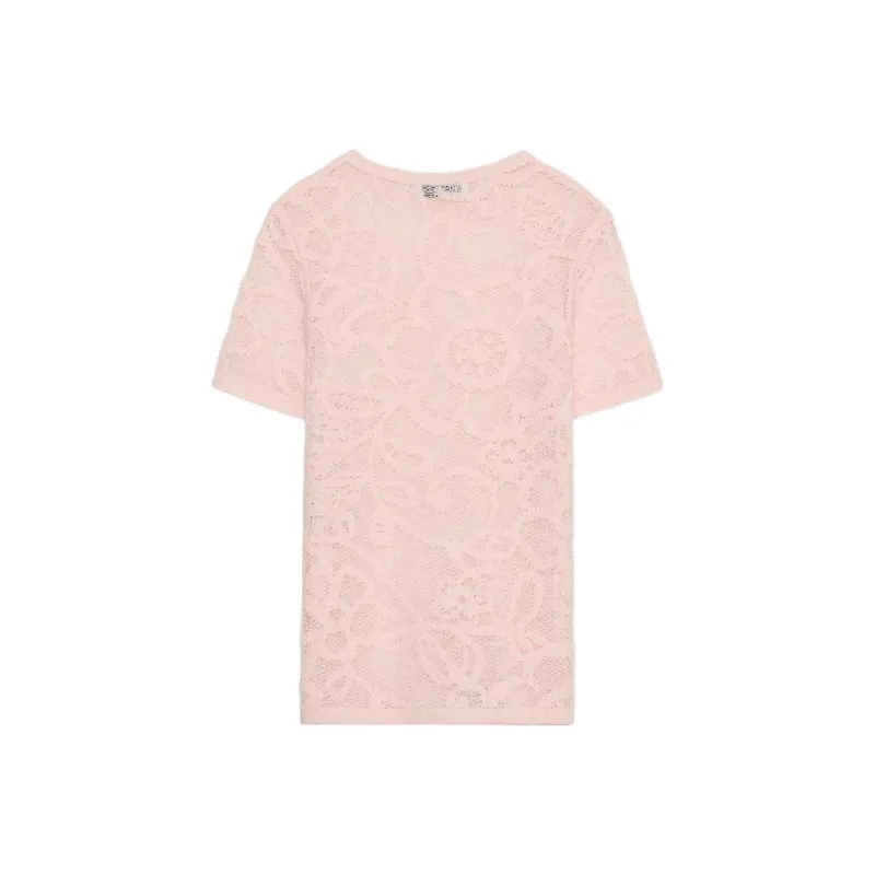 ZARA Knitwear Women's Light Pink Red-1