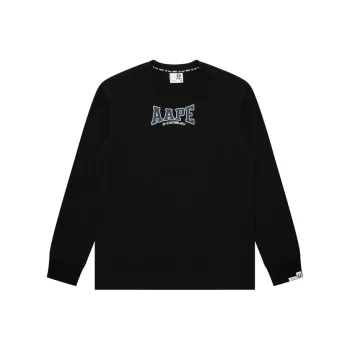 Aape Logo print Long sleeved T shirt