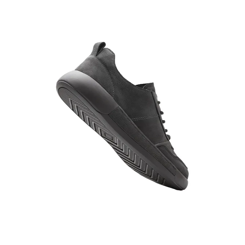 JEEP SPIRIT Slip Resistant Cushioning Abrasion Resistant Lightweight Low Top Skateboard Shoes Men's Black-4