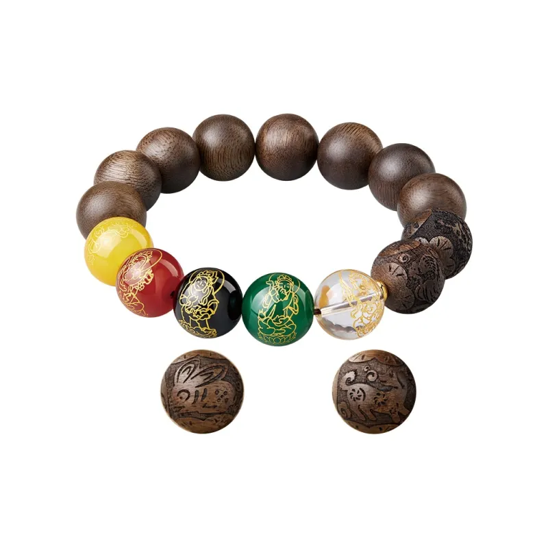 Yi Mingju Agarwood Bracelets Unisex-5