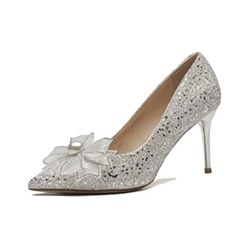 Than Than Me Slim Heel High Heels Women's-4