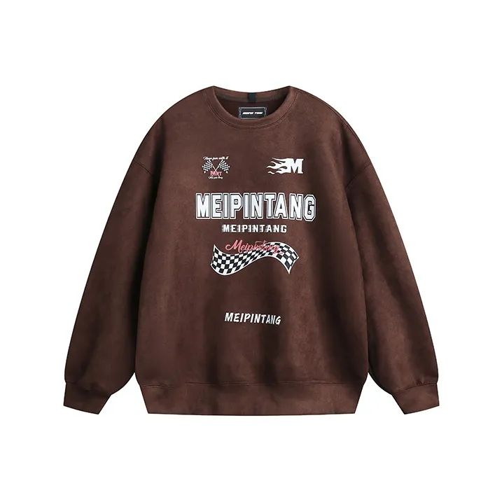 MEIPIN TANG Crew Neck Loose Fit Sweatshirt Unisex-0