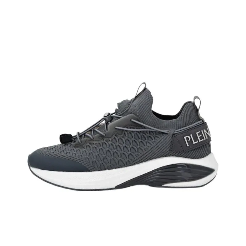 PLEIN SPORT Low Top Casual Shoes Unisex Dark Gray-0