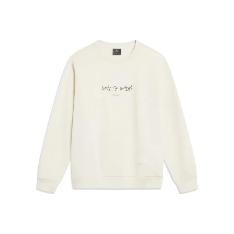 LINING Sweatshirts Men Ecru-0