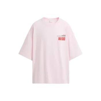 ZARA T Shirts Men Pink
