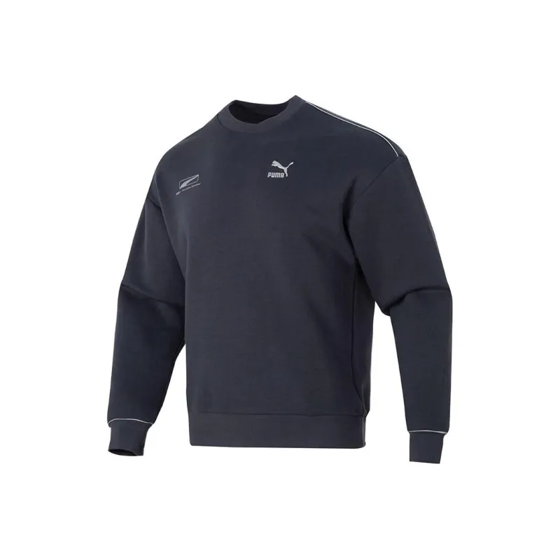 PUMA Sweatshirts Unisex Navy Blue-0