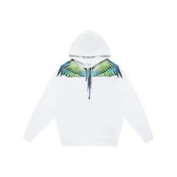 Marcelo Burlon Icon Wings Drawstring Hoodie