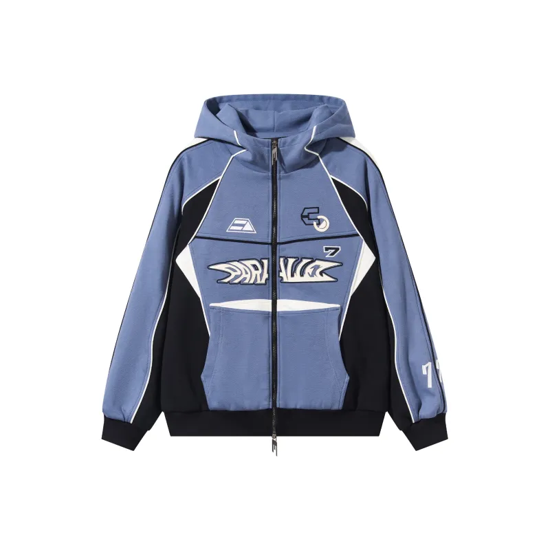 BLINDNOPLAN BLIND NO PLAN Vanguard Hooded Loose Fit Sweatshirt Spring And Autumn Unisex-0