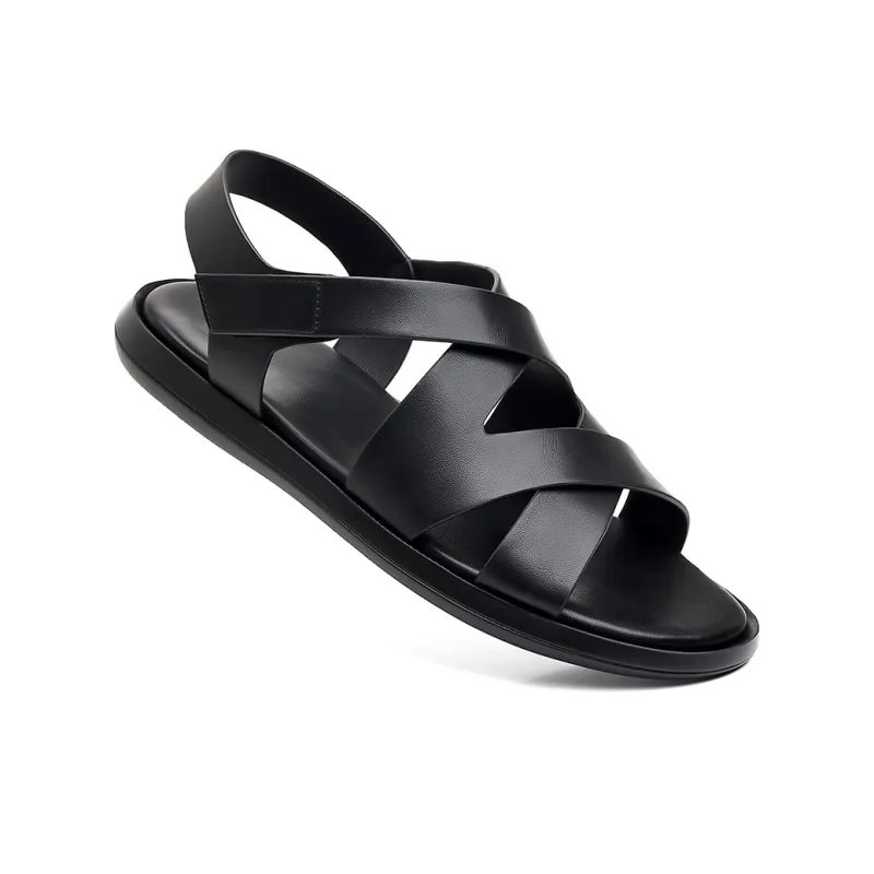 Romon Beach Sandals Men's Black-2