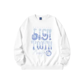 Bt Crew Neck Loose Fit Sweatshirt Spring And Autumn Unisex