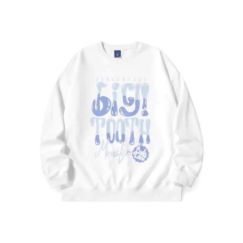 Bt Crew Neck Loose Fit Sweatshirt Spring Fall Unisex-2