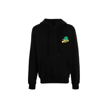 OFF WHITE Brush Arrows Slim Skate Hoodie