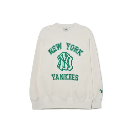 MLB New York Yankees Sweatshirts Unisex Cream
