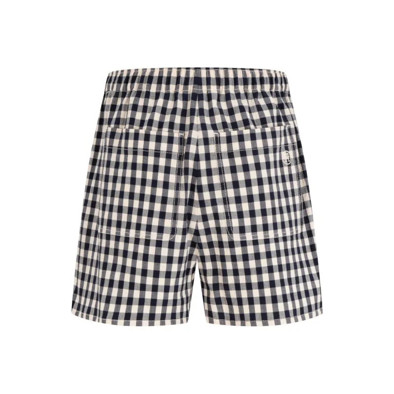 Tommy Hilfiger Casual Shorts Women's Black White Plaid 0MS-1