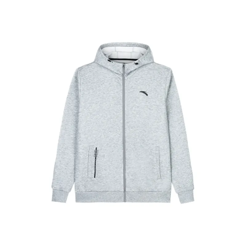 Anta Variety Training Collection Sweatshirt Men's Gray Heather Gray-0