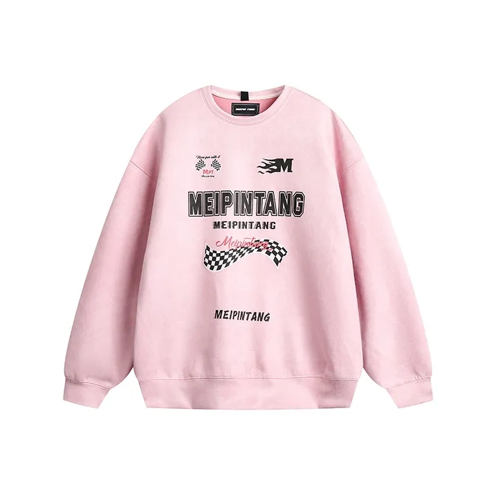 MEIPIN TANG Crew Neck Loose Fit Sweatshirt Unisex-13