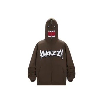 KAKAZZY Sweatshirts Unisex Brown