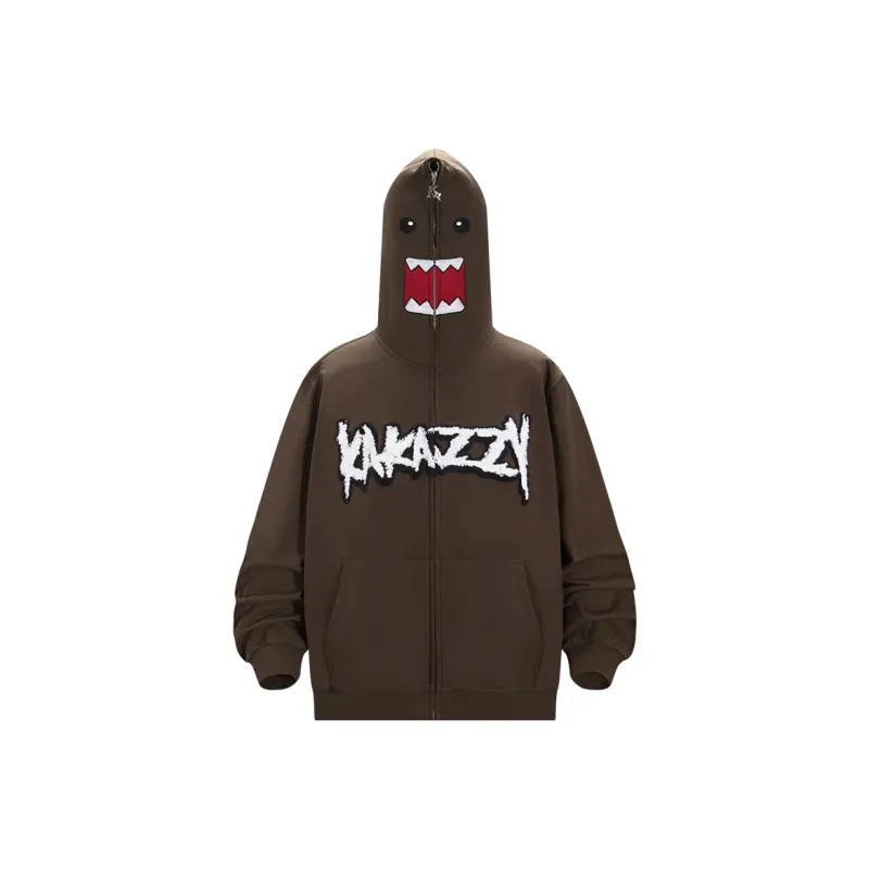 KAKAZZY Sweatshirts Unisex Brown-0
