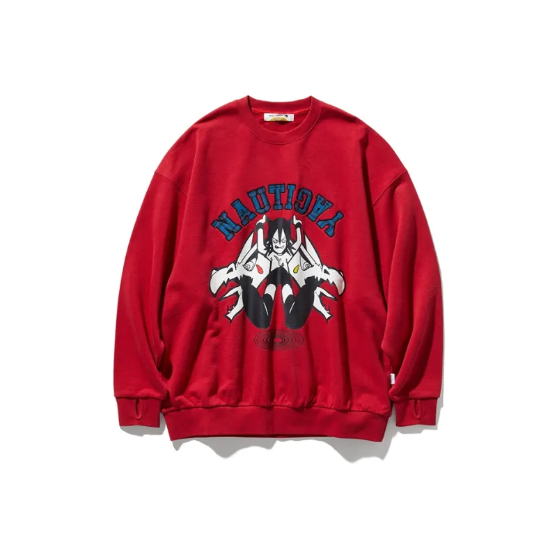 Nautica White Sail JUN INAGAWA Collaboration Sweatshirts Unisex-5